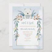 Invitation Baby Boy Meet and Greet (Devant)