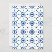 Invitation Baby Boy Positano Lemons Baby shower Motif bleu (Dos)