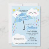 Invitation Baby Boy Sprinkle Douche (Devant)