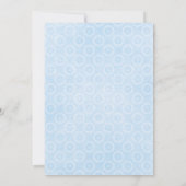 Invitation Baby Boy Stork Douche (Dos)