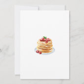 Invitation Baby Brunch aux Pancakes (Dos)