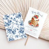 Invitation Baby Brunch Pancake Stack Vintage Baby Shower