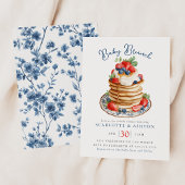 Invitation Baby Brunch Pancake Stack Vintage Baby Shower