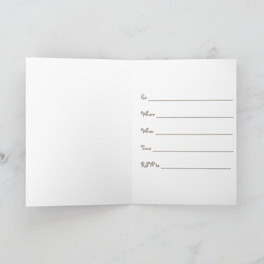 Invitation Baby Buggy Card (Intérieur)