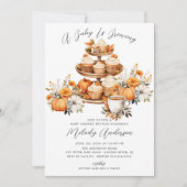 Invitation Baby d'Automne en Route Baby Brunch (Devant)