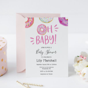 Invitation Baby Donut