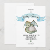 Invitation Baby Dragon (Devant / Derrière)