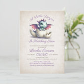 Invitation Baby Dragon Douche (Debout devant)