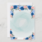 Invitation Baby Elephant Car Baby shower Floral (Dos)