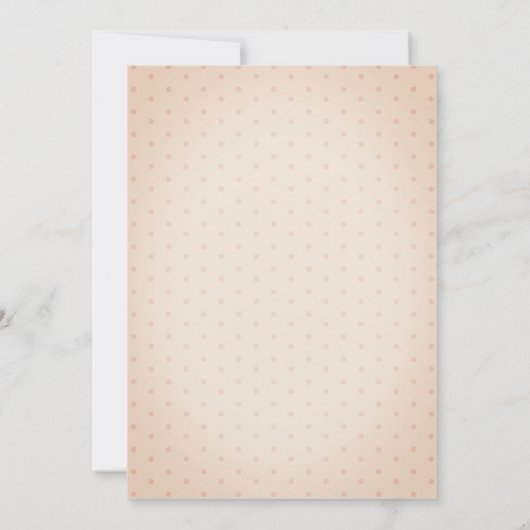 Invitation Baby Elephant Fleurs Baby shower papillon Points (Dos)