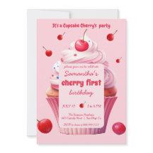 Baby First Cherry & Cupcake fête d'anniversaire