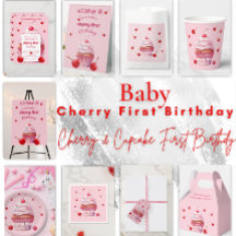 Baby First Cherry & Cupcake fête d'anniversaire
