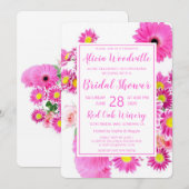 Invitation Baby-Fleur Mariage Printanier (Devant / Derrière)