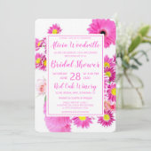 Invitation Baby-Fleur Mariage Printanier (Debout devant)