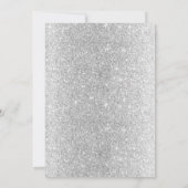 Invitation Baby Foot Modern Navy Baby shower Parties scintill (Dos)