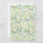 Invitation Baby Girl Bikini Tropical Luau Hawaiian Pineappy (Dos)