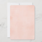 Invitation Baby Girl brasse verdure couples baby shower (Dos)