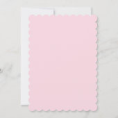 Invitation Baby Girl Douche Petit Fleur sauvage (Dos)