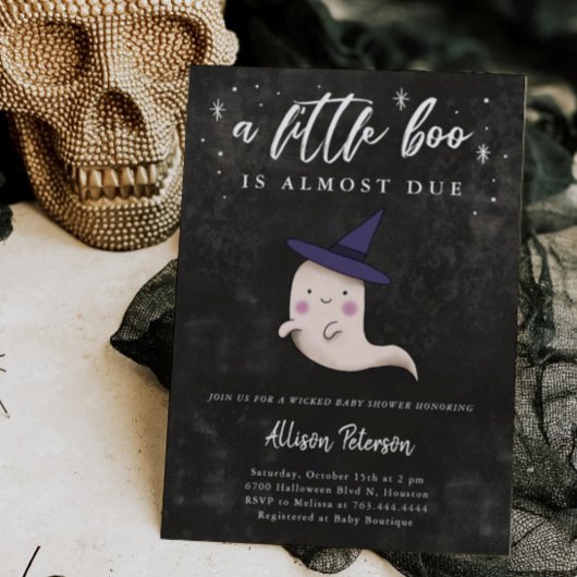 Invitation Baby Girl Halloween