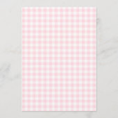 Invitation Baby Girl is Brewing Coffee Gingham Baby Shower (Dos)