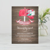 Invitation Baby Girl Longue distance Douche par Mail Invitati (Debout devant)