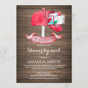 Invitation Baby Girl Longue distance Douche par Mail Invitati