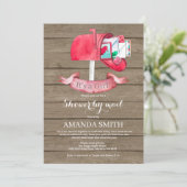 Invitation Baby Girl Longue distance Douche par Mail Invitati (Debout devant)