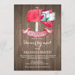 Invitation Baby Girl Longue distance Douche par Mail Invitati
