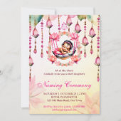 Invitation Baby Girl Naming Namkaran Cradle Ceremony (Devant)