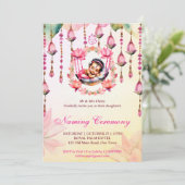 Invitation Baby Girl Naming Namkaran Cradle Ceremony (Debout devant)
