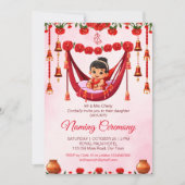 Invitation Baby Girl Naming Namkaran Cradle Ceremony (Devant)