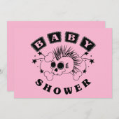 Invitation Baby Girl Shower Invite (Devant / Derrière)