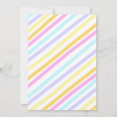 Invitation Baby Girl Sprinkings Anniversaire Donut Miss The F (Dos)