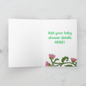 Invitation Baby Girl Ukrainian Folk (Intérieur)