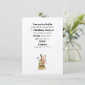 Invitation - Baby Girls 1er anniversaire fête (Debout devant)