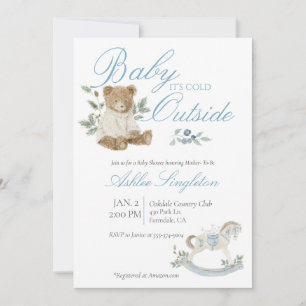 Invitation Baby, il fait froid dehors Jouets vintage
