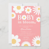 Invitation Baby In Bloom Baby Shower (Devant)