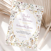 Invitation Baby in Bloom Baby Shower