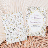 Invitation Baby in Bloom Baby Shower