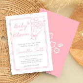 Invitation Baby In Bloom Baby Shower