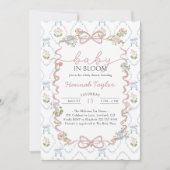 Invitation Baby in Bloom Baby Shower (Devant)