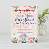 Invitation Baby In Bloom Baby Shower Invitations! (Debout devant)