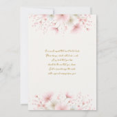 Invitation Baby in Bloom Blush Wildflower Baby Shower Girl (Dos)