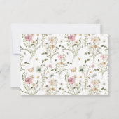 Invitation Baby in Bloom Book Request Girl Baby shower D (Dos)