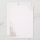 Invitation Baby in Bloom Clothesline Pink Bow Baby Shower (Dos)