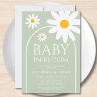 Baby in Bloom Fête de Bébé Vert Pâquerette