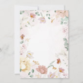 Invitation Baby in Bloom Fleur sauvage Twins Baby shower (Dos)