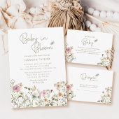 Invitation Baby in Bloom Girl Baby shower