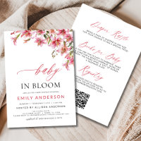 Baby in Bloom Lilies All in One Floral Baby shower