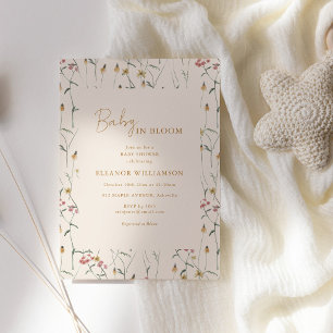 Invitation Baby in Bloom Prairie de Fleurs Sauvages Baby Show